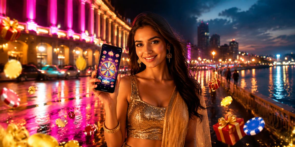 Young man using casino app with mobile payment in Delhi Connaught Place